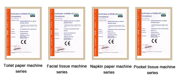CE Certifications of Facial Tissue Log Saw Cutter